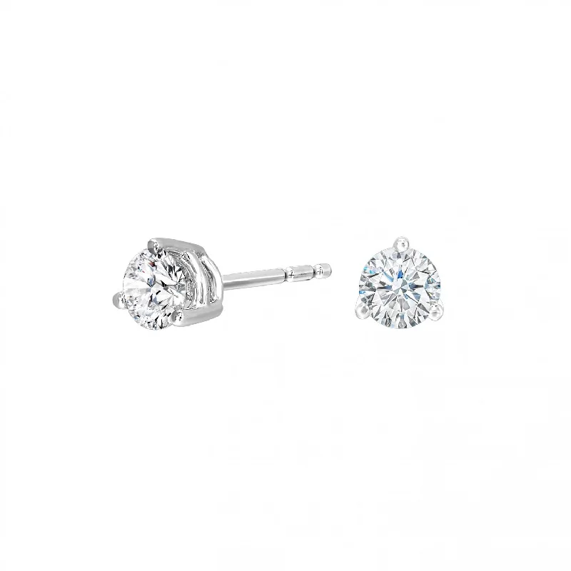 14K White Gold 0.75cttw Diamond Stud Earrings