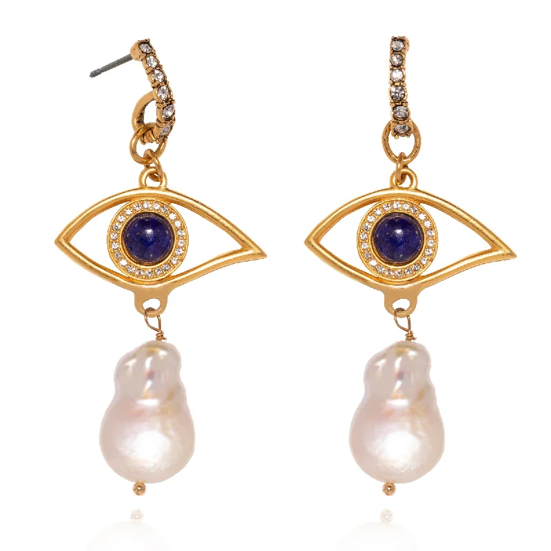 Aaliyah Evil Eye Earrings