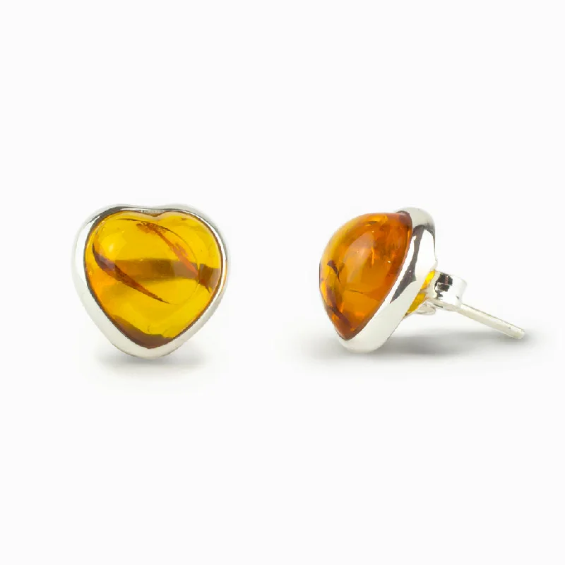 Amber Stud Earrings