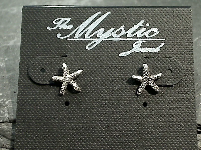 Sterling Silver Starfish Stud Earrings