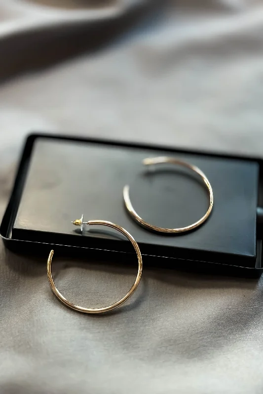 Charlotte Large Gold Hoops