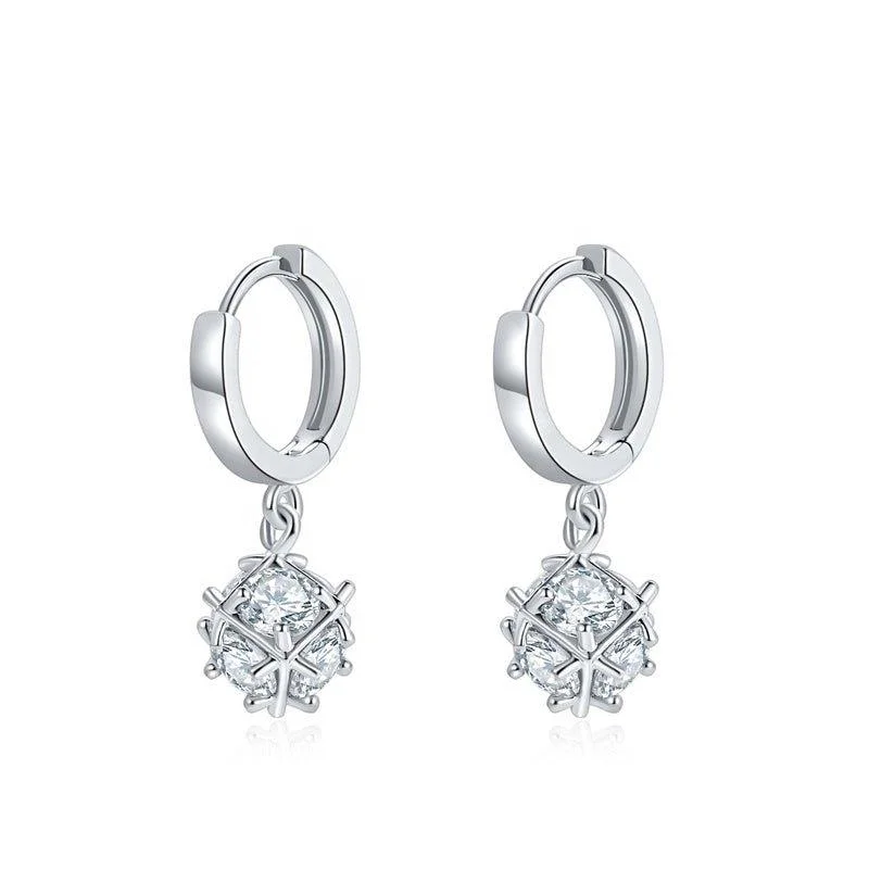 Cubic Zirconia Dangle Earrings