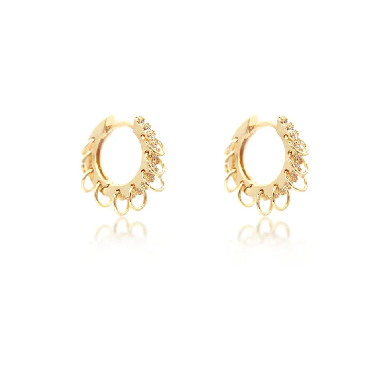 Dangle Hoop Earrings