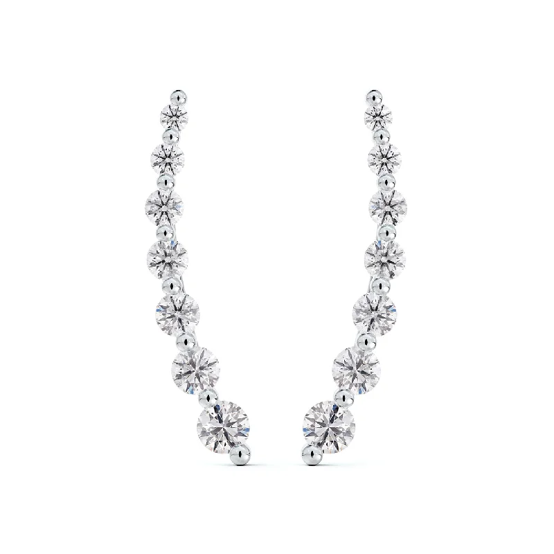 De Beers Forevermark Graduated Diamond Ear Climber (0.25ctw)