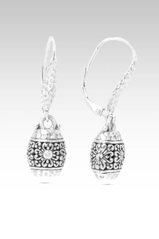 Embrace Grace Earrings™ in Diamond