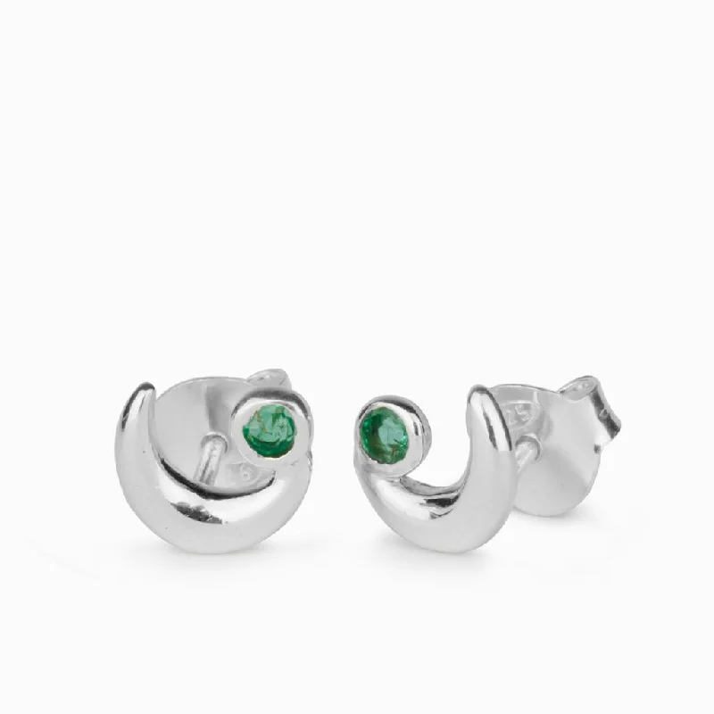 Emerald Stud Earrings