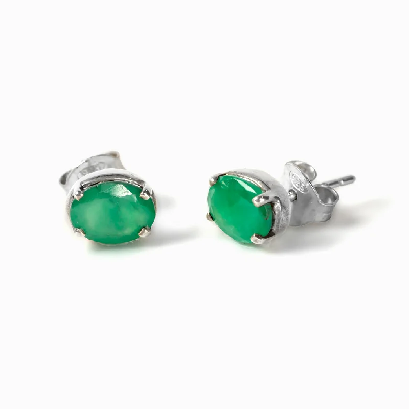 Emerald Stud Earrings