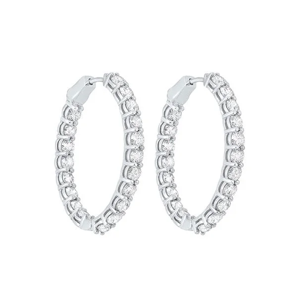 14KT WHITE GOLD DIAMOND (7CTW) EARRING