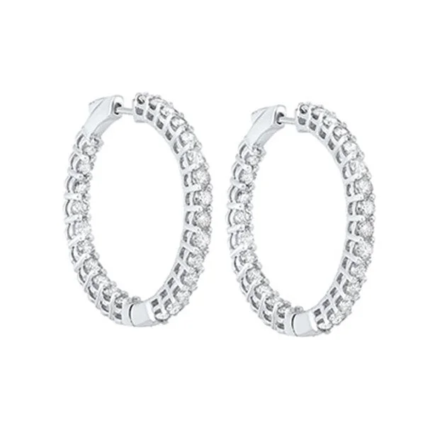 14KT WHITE GOLD DIAMOND (5CTW) EARRING