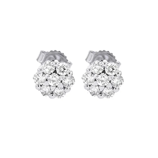 14KT WHITE GOLD DIAMOND (1/3CTW) EARRING