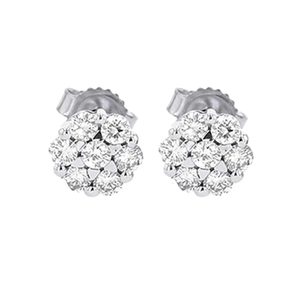 14KT WHITE GOLD DIAMOND (3/4CTW) EARRING