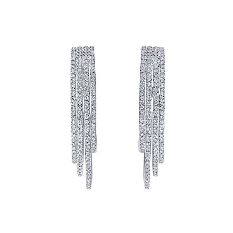 10KT WHITE GOLD DIAMOND (1/2CTW) EARRING