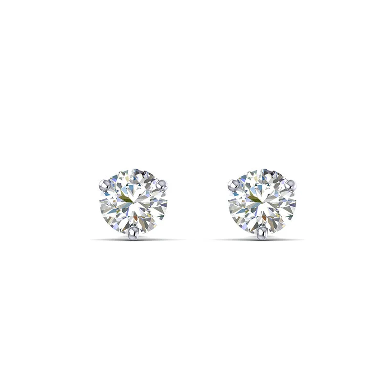 Fey & Co Exclusive  Lab Grown .5ct twt Diamond Stud Earring