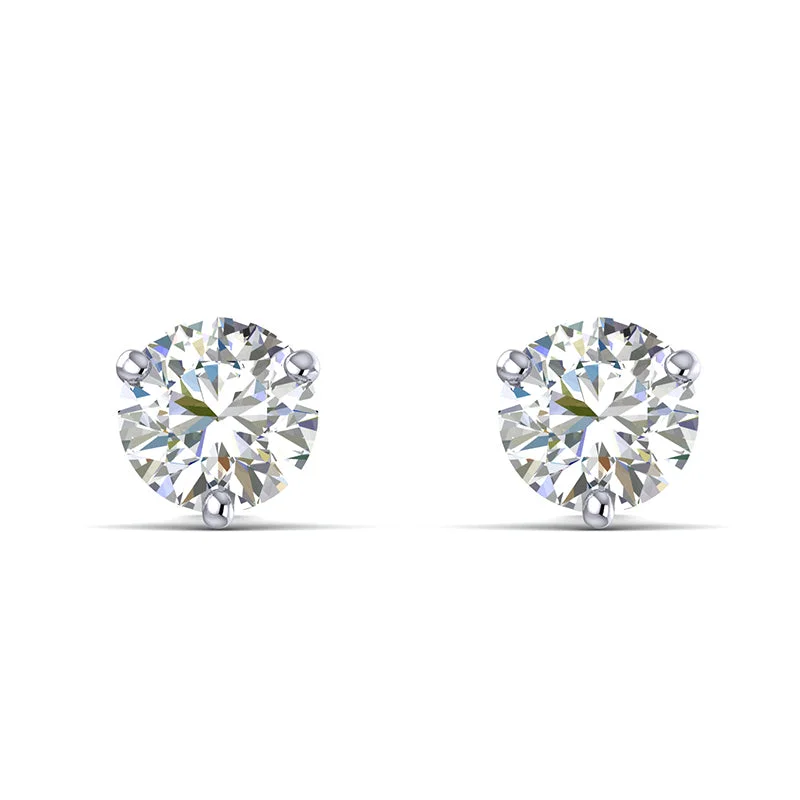 Fey & Co Exclusive  Lab Grown 2ct twt Diamond Stud Earring