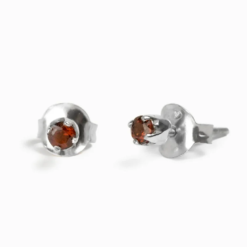 Garnet Stud Earrings