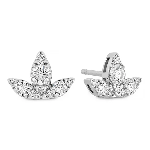 Hearts On Fire Aerial Triple Diamond Stud Earrings