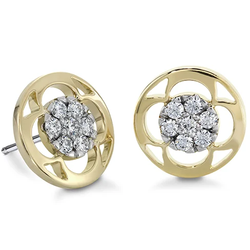 Hearts On Fire Copley Pave Stud Earrings