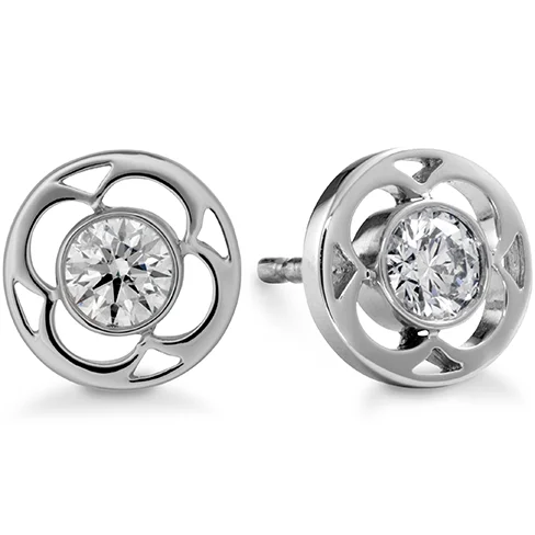 Hearts On Fire Copley Single Diamond Stud Earrings