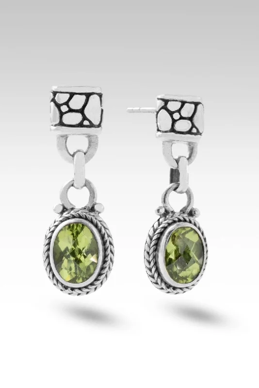 Holy Embrace Earrings™ in Peridot