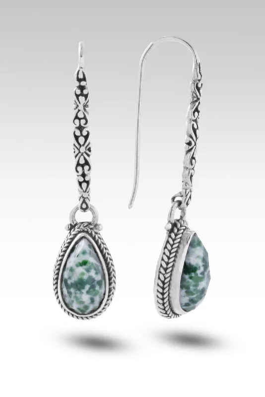 In Everything Give Thanks Earrings™ in Kingfisher Quartz