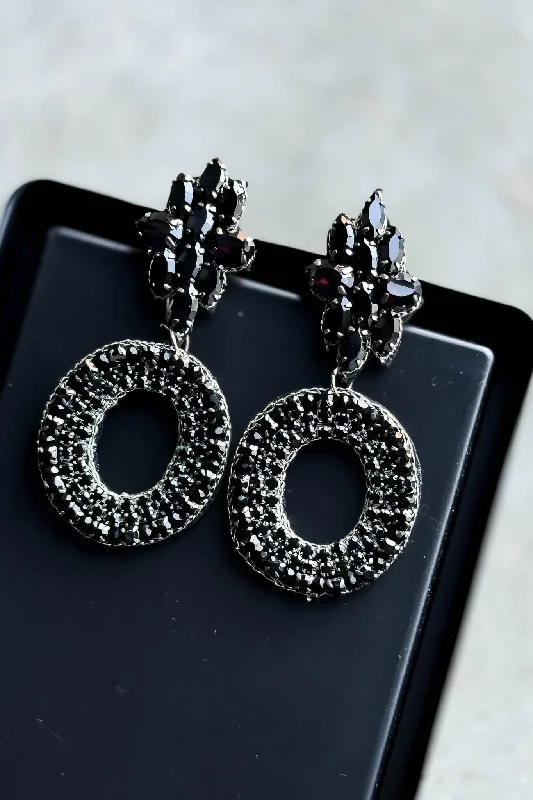 In The Details Black Earrings