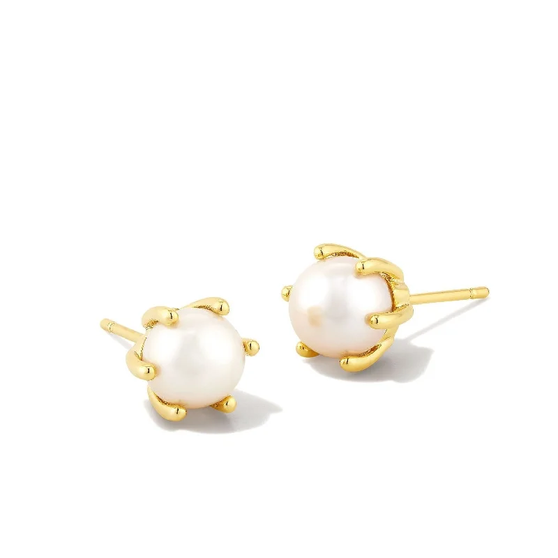 Kendra Scott | Ashton Gold Pearl Stud Earrings