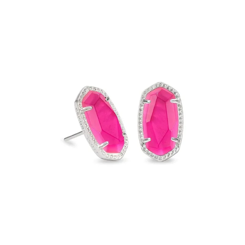 Kendra Scott | Ellie Silver Stud Earrings in Azalea Illusion