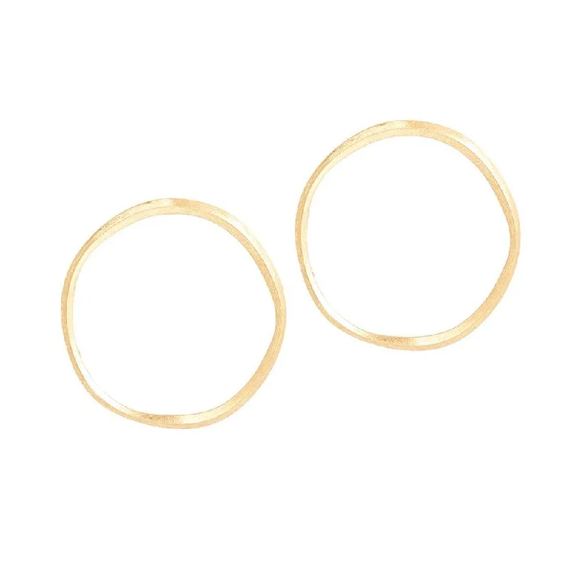 Large Gold Hoop Earrings