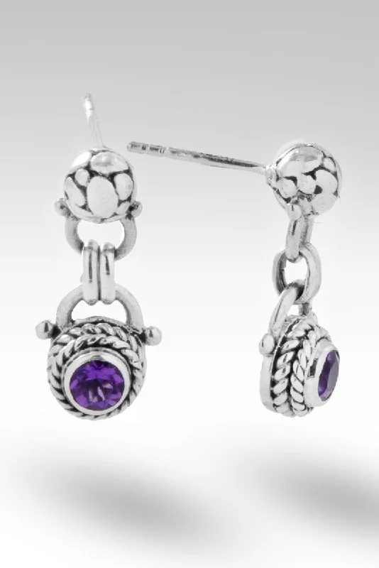 Lasting Change Earrings II™ in Amethyst