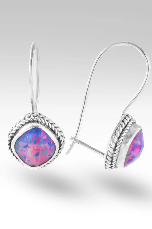 Lasting Change Earrings™ in Multi Lavender Simulated Opal