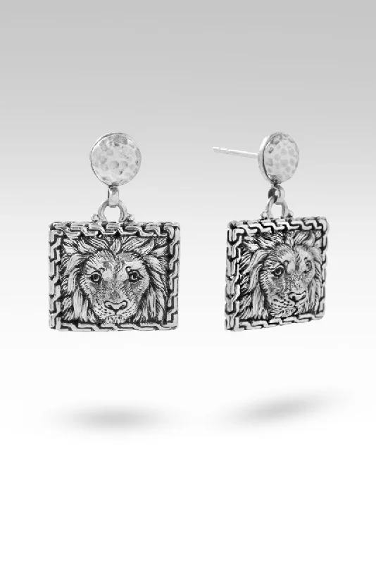 Loyal King Earrings™ in Chainlink