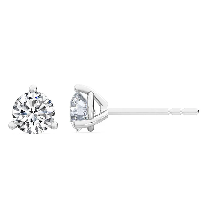 Martini Lab Grown Diamond Stud Earrings