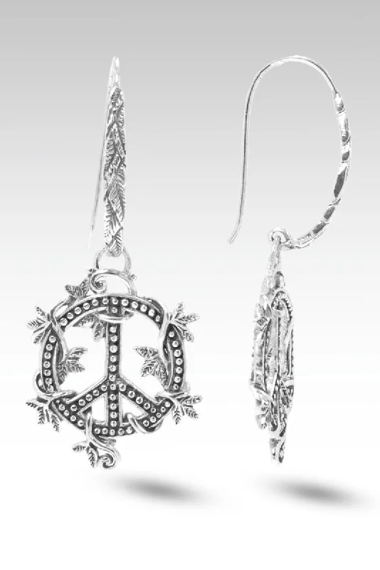 Peace Promise Earrings™ in Flat Jawan