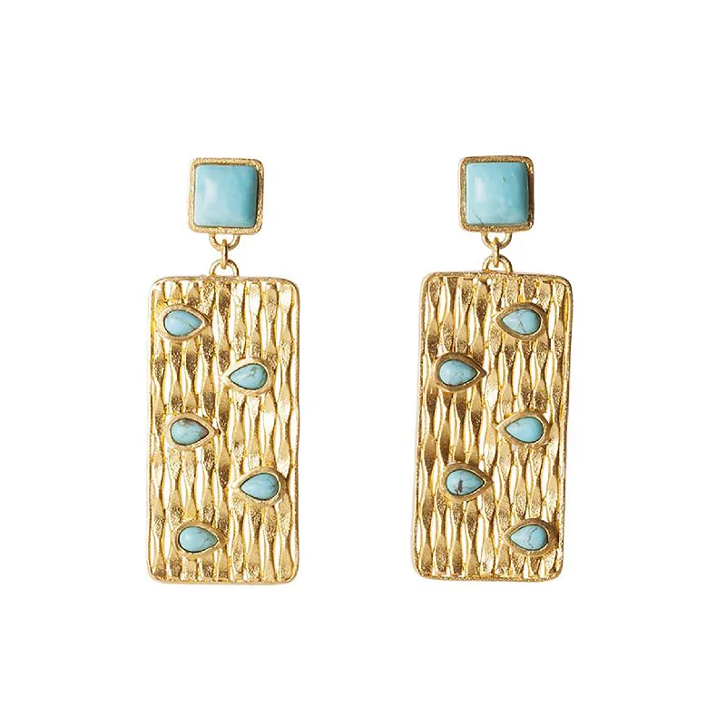 Peekaboo Earring - Turquoise