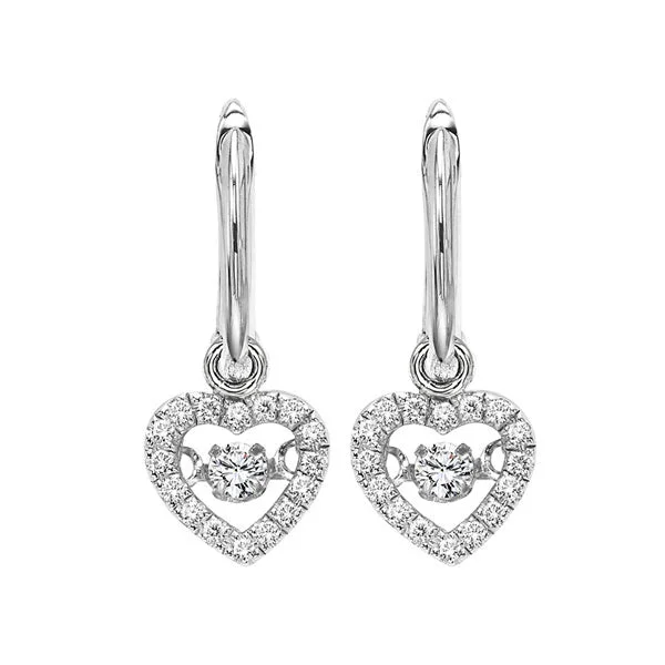 10KT WHITE GOLD DIAMOND (1/5CTW) EARRING