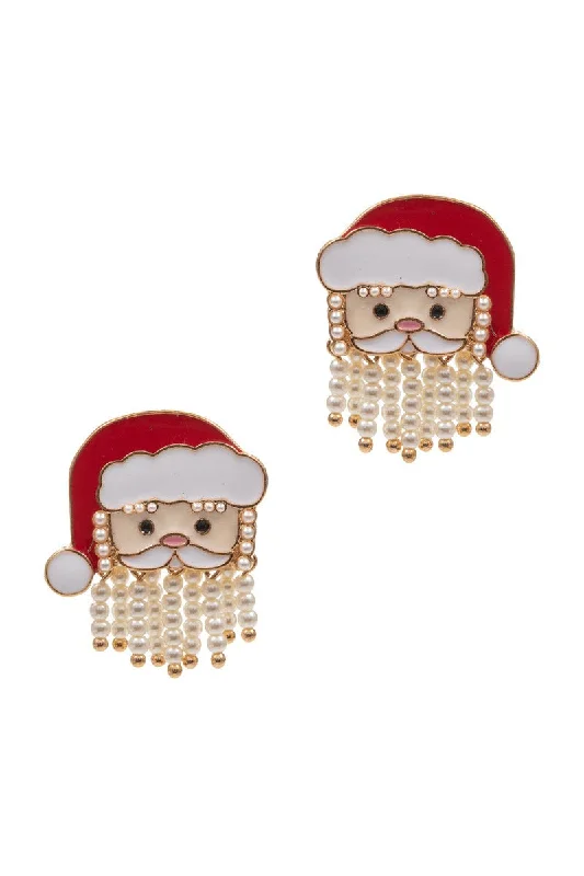 Santa Pearl Earrings