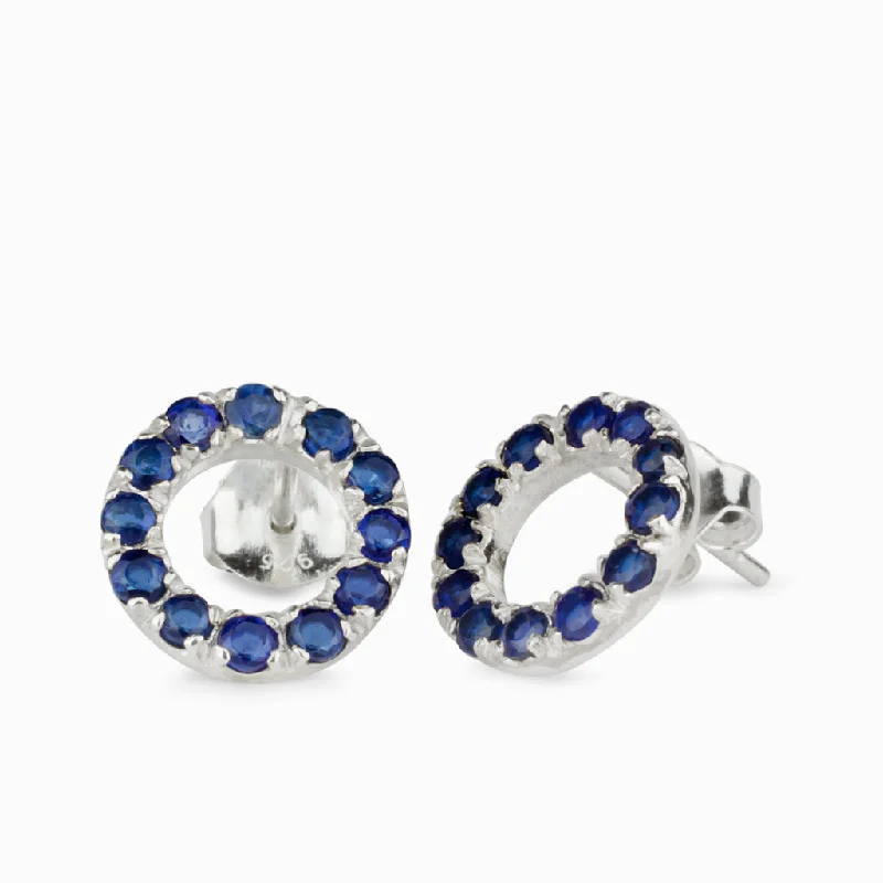 Sapphire Stud Earrings