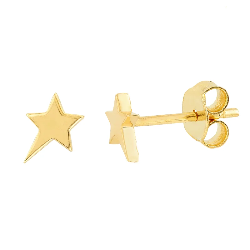 Shooting Star Micro Stud Earrings