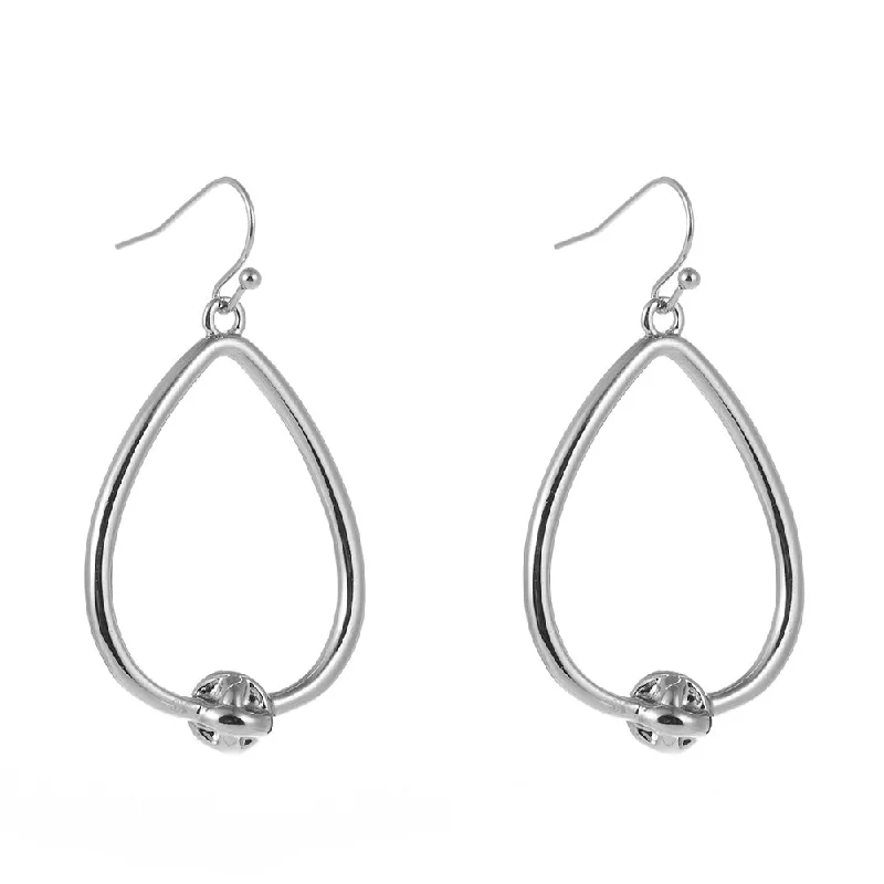 Silver Love Knot Earrings