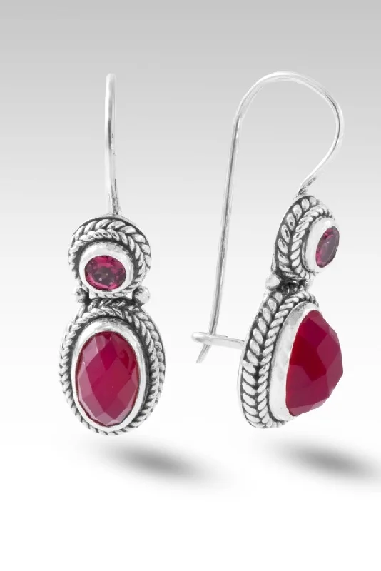 So Precious Earrings II™ in Red Currant Quartz