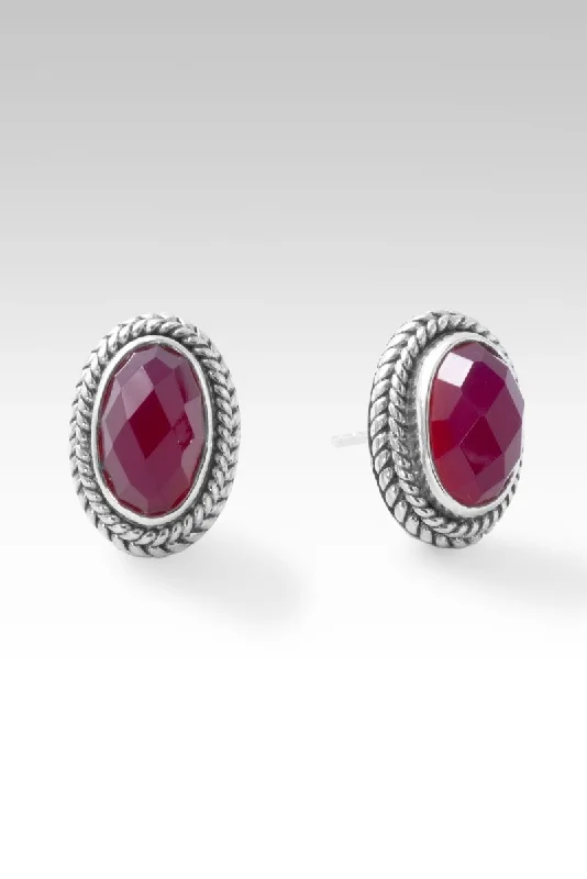 So Precious Earrings™ in Red Currant Quartz