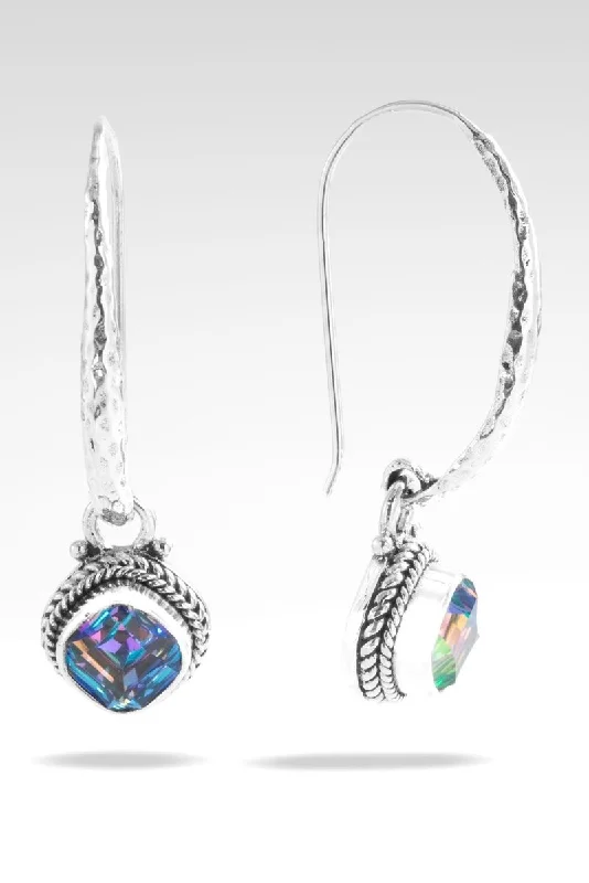 Heavenly Whispers Earrings™ II in True Picasso™ Mystic Quartz