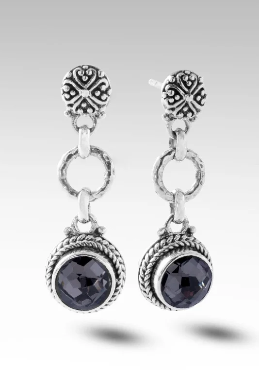 Make Your Light Shine Earrings™ in Odyssey Black Knight™ Mystic Quartz