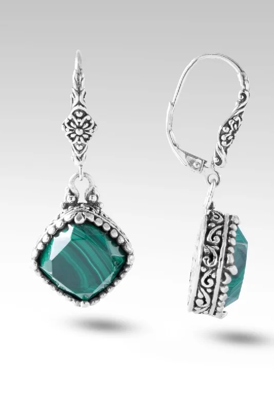 Walk in Wisdom Earrings™ in Malachite