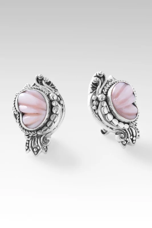 Graceful Flight Earrings™ in Pink Mother of Pearl