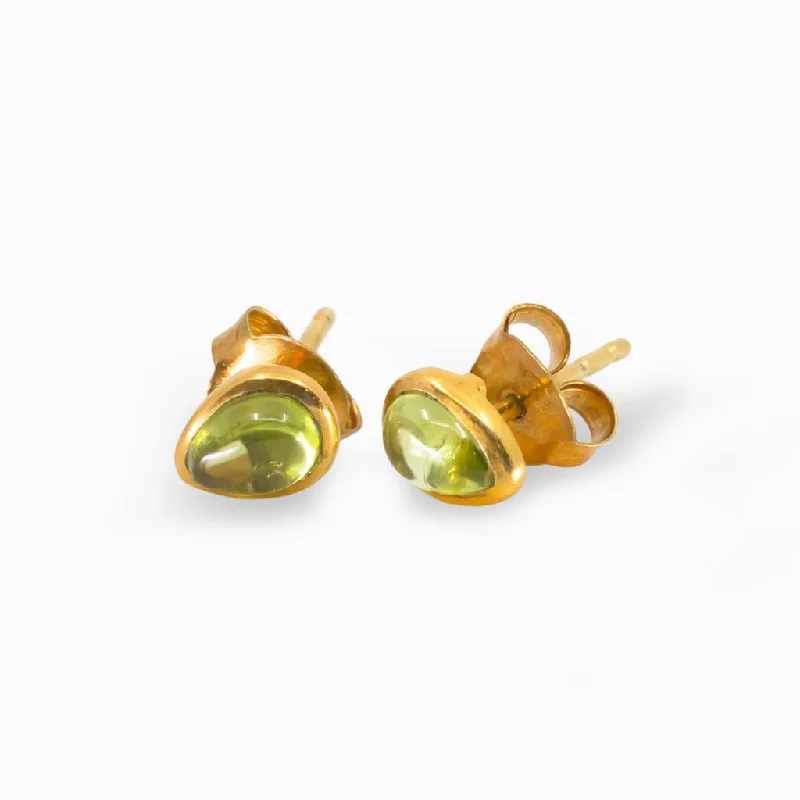 Peridot Stud Earrings