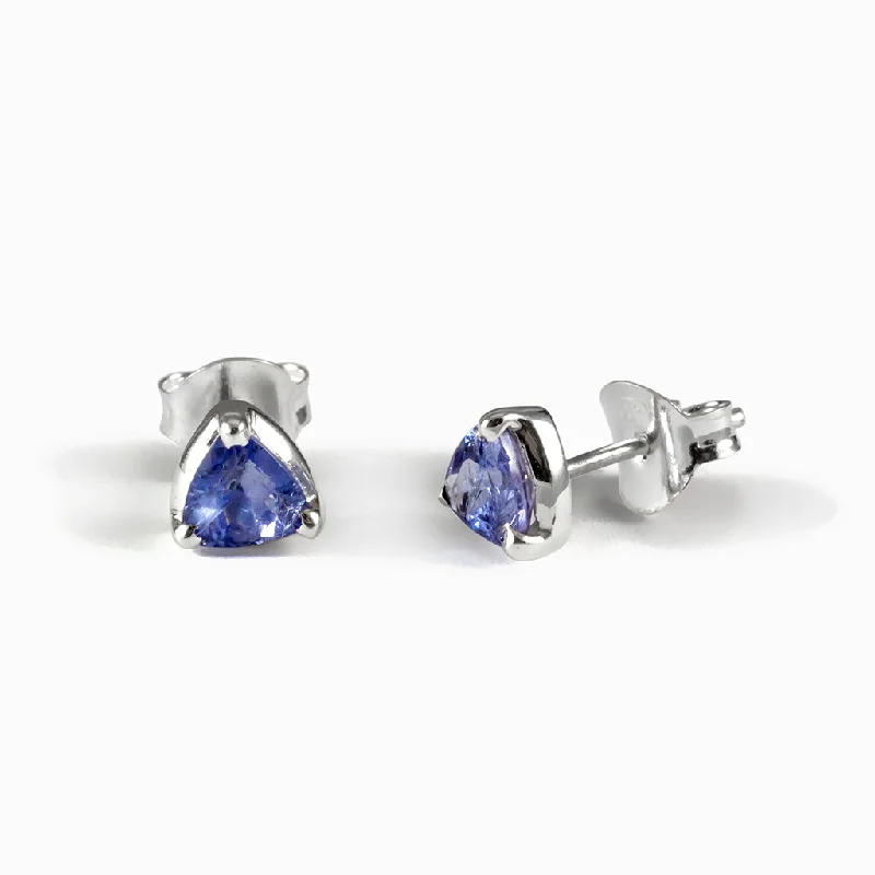 Tanzanite Stud Earrings