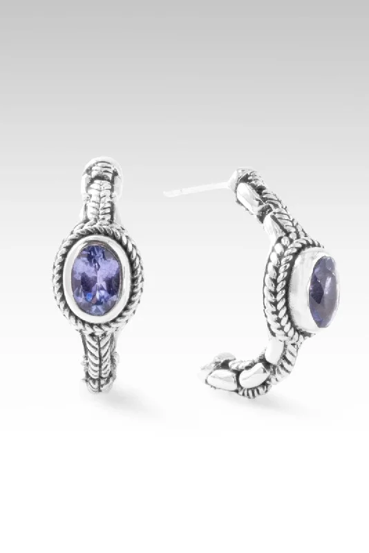 Tranquil Presence Earrings™ in Tanzanite