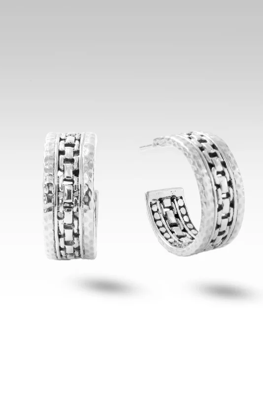 Tranquil Spirit Hoops™ in Chainlink