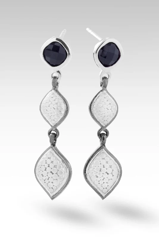 U R Valued Earrings™ in Black Rhodium